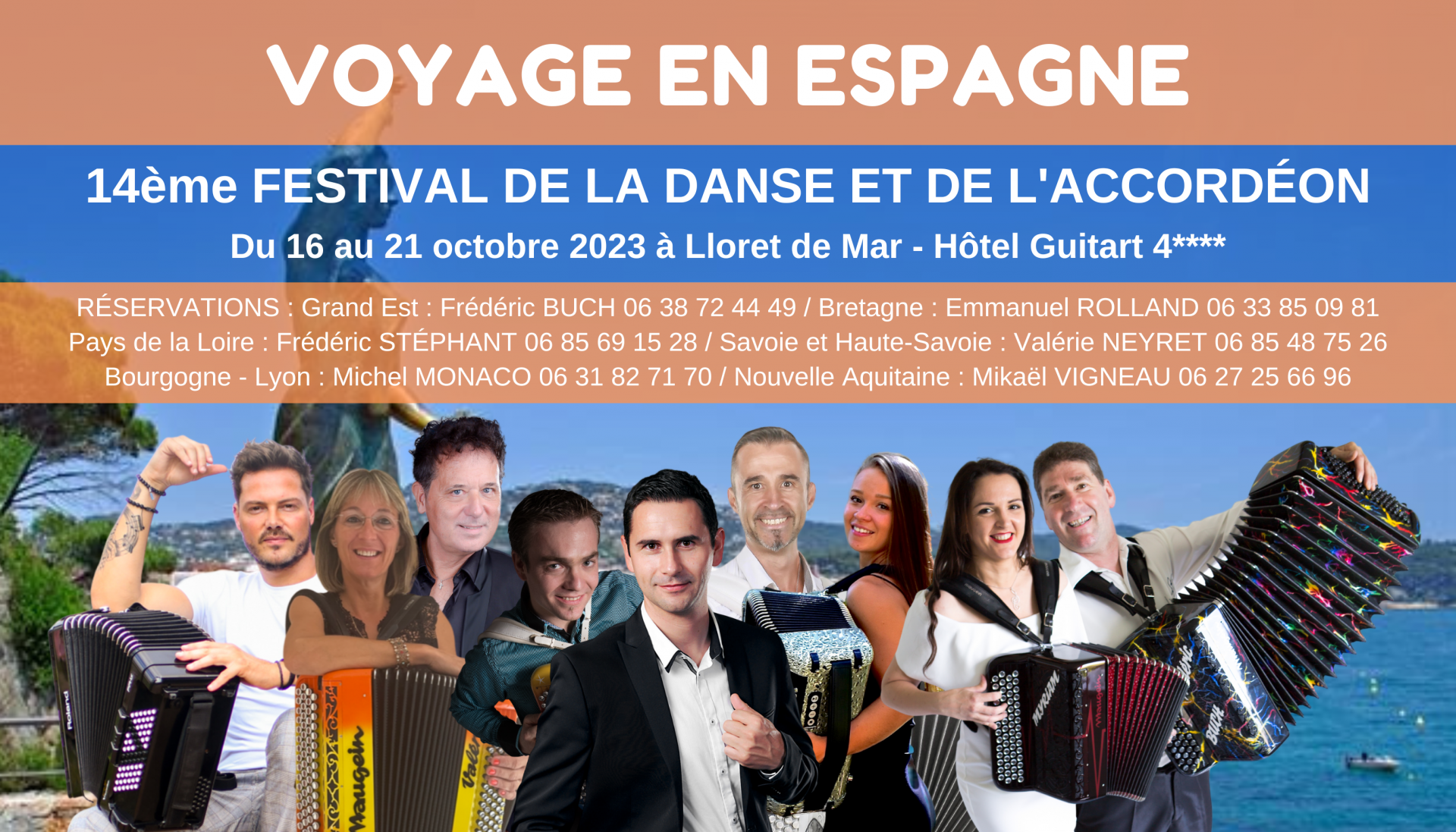 Banniere voyage accordeon espagne 2023 def def