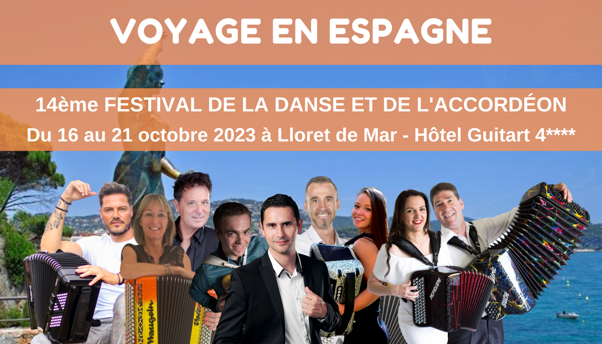 Voyage accordéon Espagne 2023
