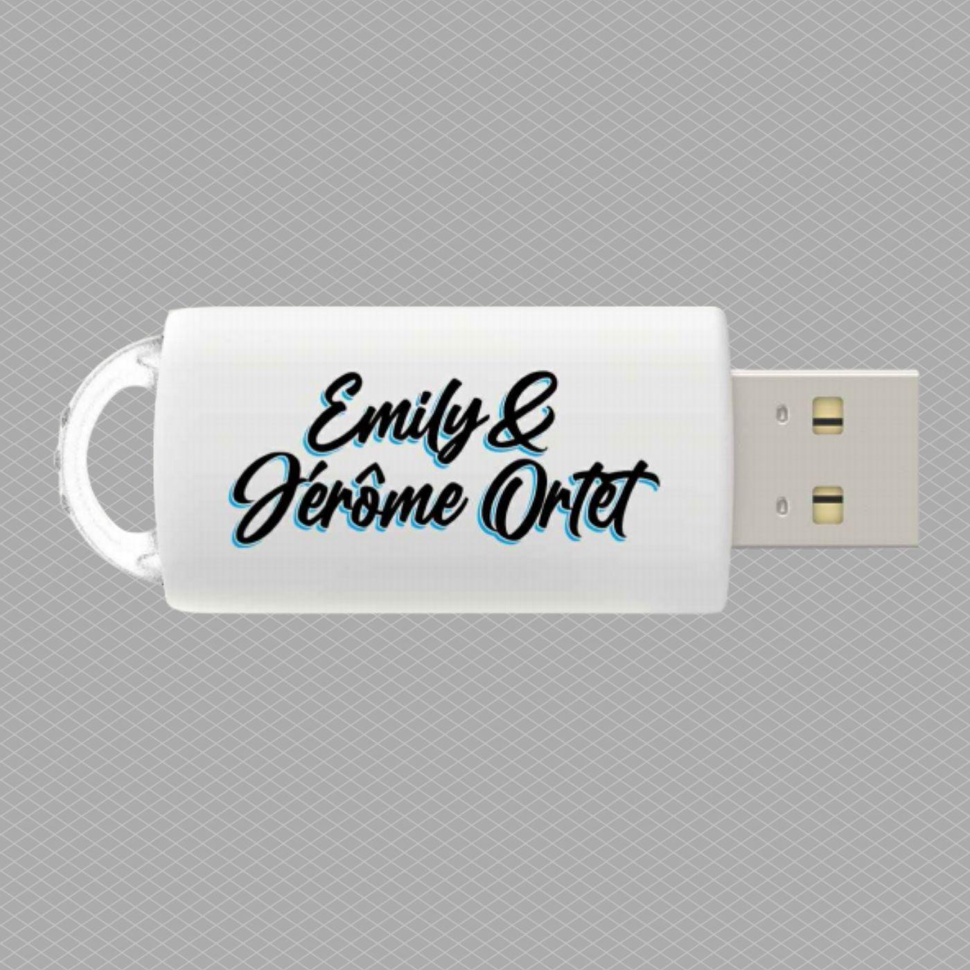 Cle usb emily et jerome ortet