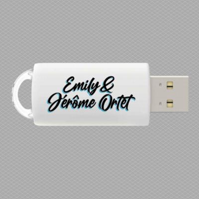 Cle usb emily et jerome ortet