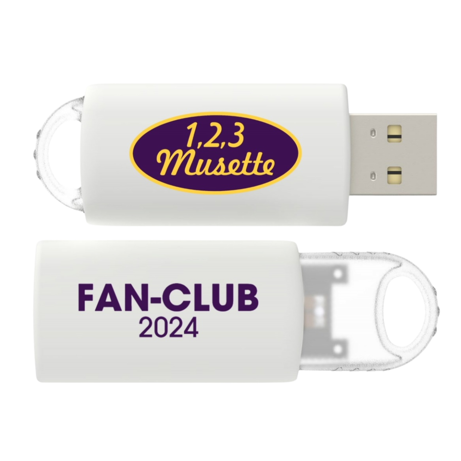 Cle usb fan club 2024 transparent