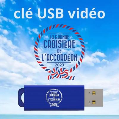 Clé USB vidéo reportage sur La Grande Croisière de l'Accordéon 2023