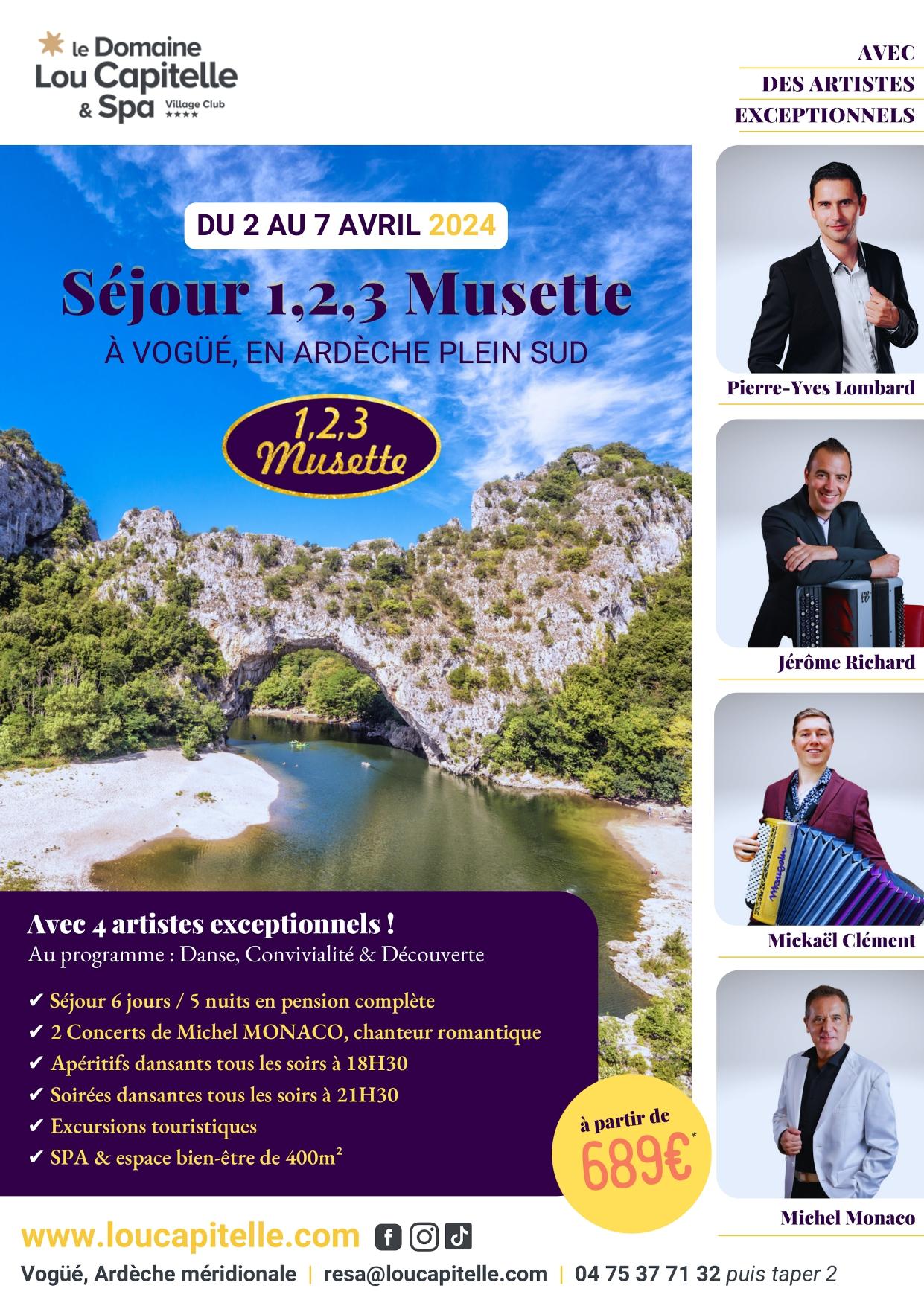 Sejour accordeon 2024